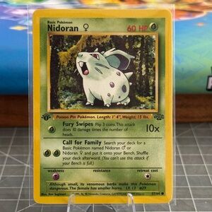 Pokemon Nidoran 1st edition Jungle